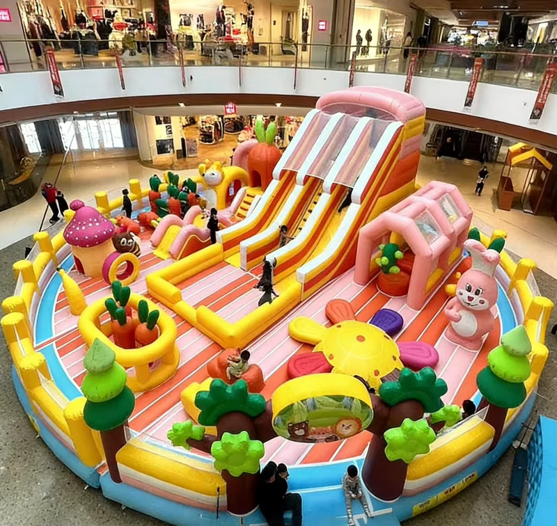 Parque Inflável de Fantasia da Floresta, Grau Comercial, Diversão para Crianças em Shoppings