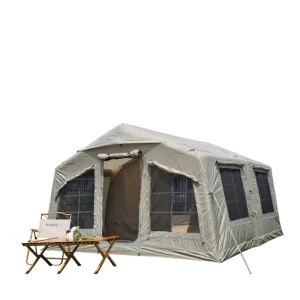 Vier Seizoenen Buiten Kampeer Opblaasbare Tent Draagbare Wildernis Strand Regenbestendig Automatische Snelle Opstelling Droomnest 12,96 Blauw
