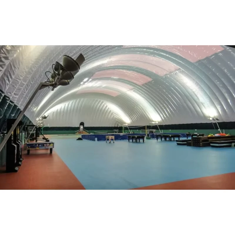 Desain Gratis Dome Udara Kapasitas Besar untuk Penanganan Bau di Pabrik Pengolahan Air Limbah Penutup Inflatable Gas Holder Membran Enclosure