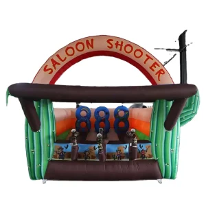 Envio Grátis para Porta, Jogo de Tiro Inflável Comercial 4.5x3.5x2.6mH para Carnaval à Venda
