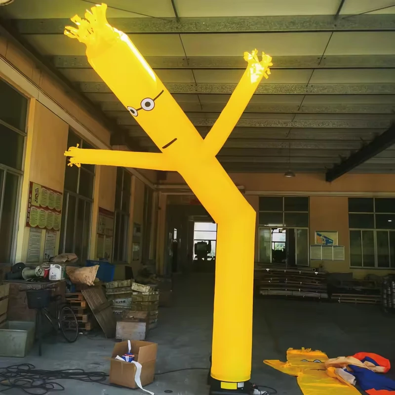 Muestra Gratuita de Impresión de Logo Personalizado, Tubo Inflable de Publicidad, Danzarín de Aire Inflable a la Venta