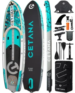 Free Shipping Product Inflatable Fishing Kayak 11’6″x35″x7” Dual Chamber Fishing Stand up Paddle Board Inflatable Boat