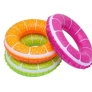 Fruit Swim Rings Inflatable Floating Pool Float Safe Leak Proof Summer Beach Pool Parties Fun Water Play Boys