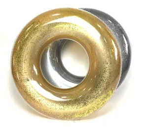 Fty direct sales New Design Shinning Glitter Inflatable Swim Ring For Adults and kids