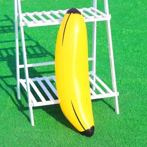 ของตกแต่งงานเลี้ยงวันเกิดที่สนุกสนาน อุปกรณ์เสริมที่ทนทาน ของเล่นน้ำพองสำหรับเด็ก กล้วยพองได้