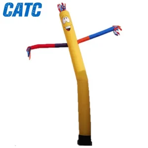 Funny Face Customized Sky Dancers Welcome Air Dancer Inflatable Wave Man Portable Blower for Advertising Events