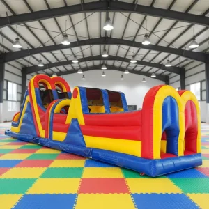 Funny Inflatable Comb Obstacle Course Team Events Unisex Party Rentals 3 Year Model Repair Minimum Order 1 Piece