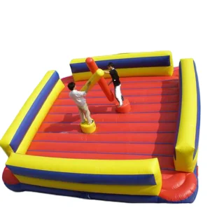 Gioco Gonfiabile di Duel Gladiator Rocking Divertente, Arena Gonfiabile con Bastone per Giostre