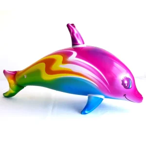 Funny Kids Inflatable Toy Inflatable Animal Colourful Inflatable Dolphin
