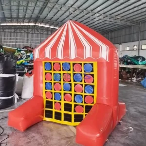 Games Hook and Loop Sticky Wall Party Games Inflatable Velcro Wall Double Side Games for Indoor and Outdoor Use Tic tac toe Game