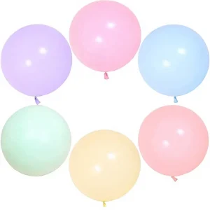 Giant 24 Inch Helium Macaron Pastel Color Thickened Balloon Valentine’s Day Birthday Wedding Decorations Party Balloon
