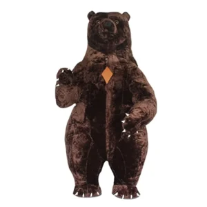 Giant 2M/2.6/3M Customized Inflatable Brown Bear Mascot Costume for Adult Animal Costume