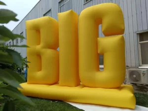 Giant 3.5m Outdoor Advertising Inflatables Letters Oxford PVC Material Weather Resistant Waterproof Easy Setup Lightweight