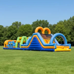 Giant Amusement Park Inflatable 5k Run Obstacle Biggest Adults Inflatable Obstacle Course for Sale