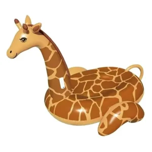 Giant Animal Pool Float Zebra Tiger Duck Inflatable Giraffe Ride on Pool Float Raft Island