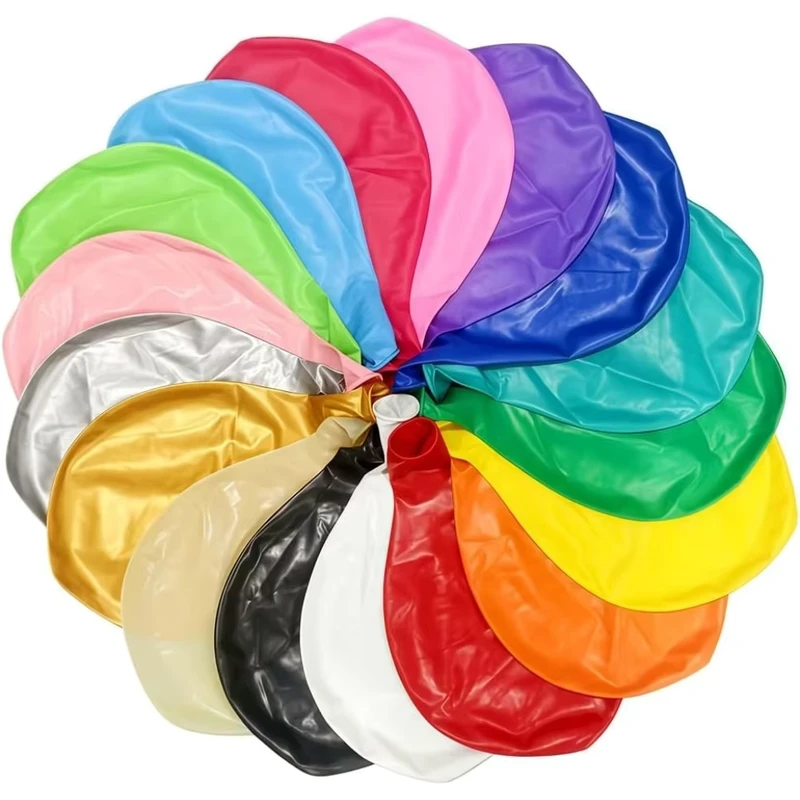 Géant 36" Ballon en Latex Joyeux Anniversaire Décor de Mariage, Noir, Bleu, Vert, Rose, Rouge, Violet, Ballon de 36 pouces