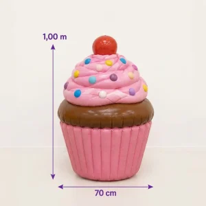 Giant Blow up Cupcake Advertising Inflatable Model for Party Store Event Mall Decoration Custom PVC Realistic Inflatable Cupcake