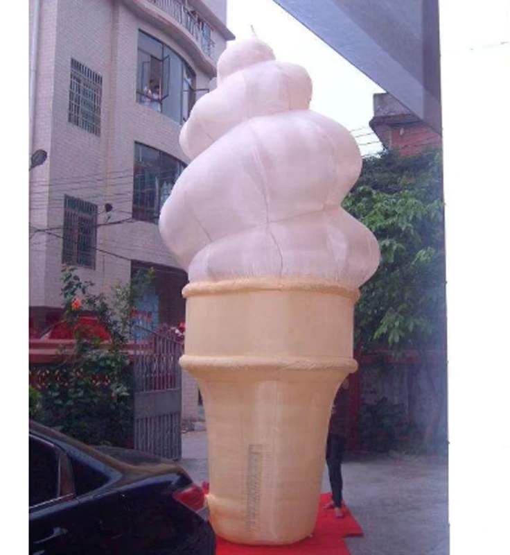 Modelo Inflável de Gelado Cartoon Gigante para Eventos de Promoção Bem-Sucedidos