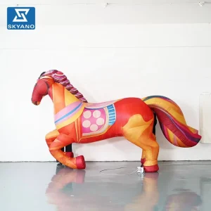 Giant Cartoon Inflatable Horse Model Mall Party Festival Event Decoration Inflatable Animal Model