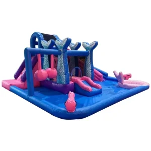 Nhà bơm hơi khổng lồ thương mại PVC cho người lớn & trẻ em khóa học chướng ngại vật hoạt động thể thao