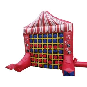 Giant Connect 4 Quatro Jogos de Tiro de Carnaval Infláveis de Basquetebol para Crianças e Adultos