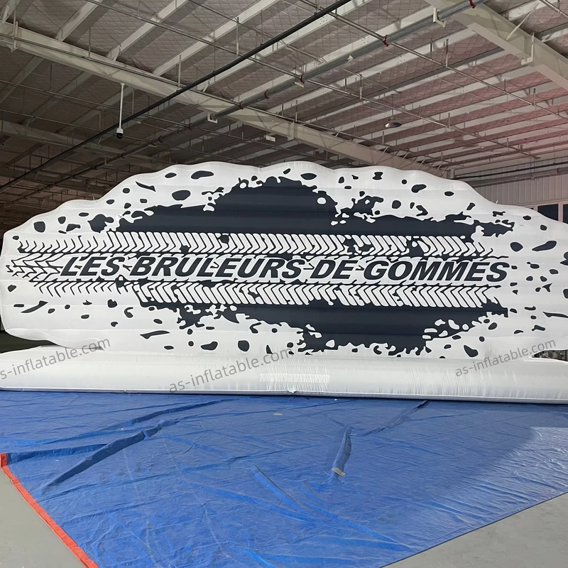 Giant Aangepast Opblaasbaar Model met Basis voor Reclamecampagnes
