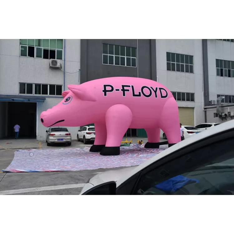 Giant Custom Inflatable Pink Pig Mascot Customizable Animal Balloon for Event & Music Festival Promotion
