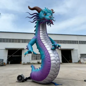 Giant Custom Inflatable Snake Dragon Stage Decoration with Custom Advertising and Design