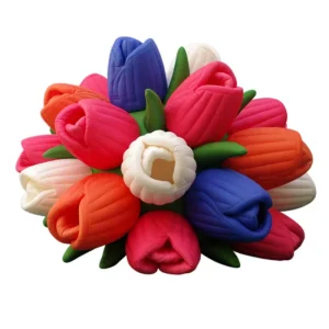Flores de Tulipán Personalizables Gigantes para Decoración de Eventos, Uso en Parques, Interior/Exterior, 2,4-3 m