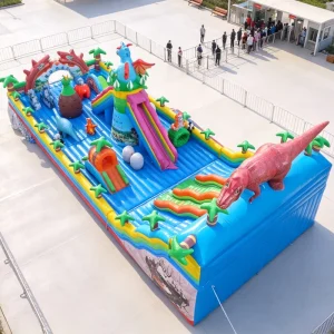 Giant Dinosaur-themed Inflatable Bouncy House Outdoor Party Children’s Play Equipment Inflatable Castle