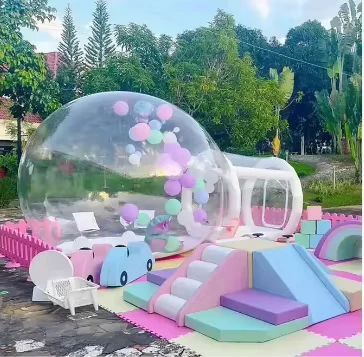Giant Event Transparent air Pump Kids Tent Bouncing Fun White Inflatable Bubble Outdoor Wedding Party Dome