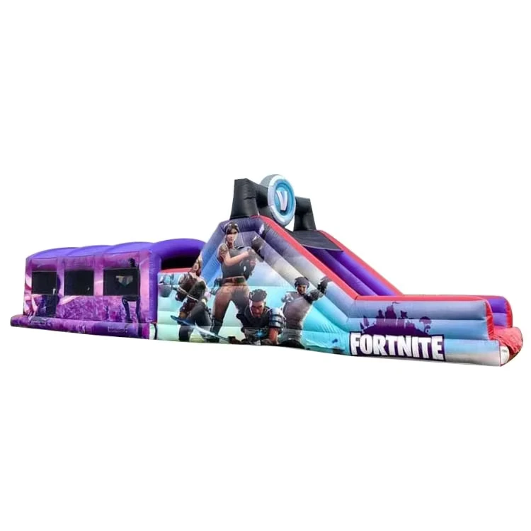 Kursus Rintangan Fortnite Raksasa, Loncat Vertikal, Kursus Rintangan Komersial Tiup