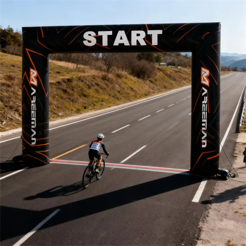 Giant Inflatable Arch Outdoor Custom Branding Start Finish Race Arch Event Entrance