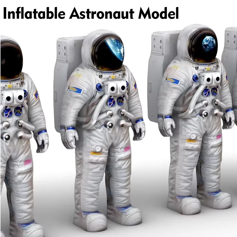 Modelo gigante inflável de astronauta para promoção publicitária, homem do espaço inflável para decoração de eventos ao ar livre