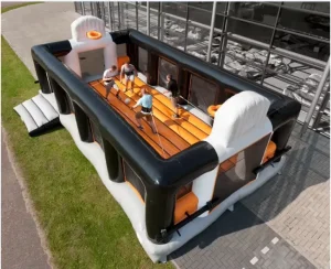 Giant Inflatable Basketball Sports Arena Outdoor Basketball Court Inflatable Sport Game