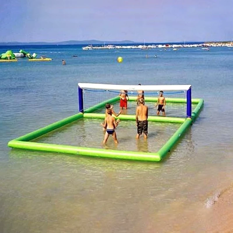 Rede de Voleibol de Praia Inflável Gigante para Polo Aquático e Voleibol de Praia