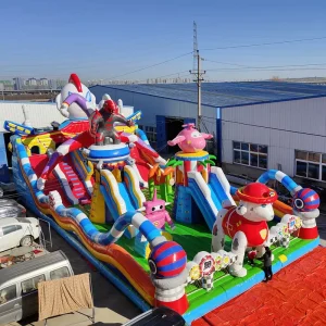 Giant Inflatable Bouncer Commercial Giant Inflatable Castle for Kids and Adults with Air Blower