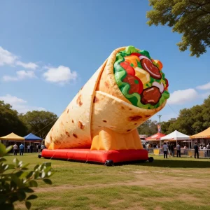 Giant Inflatable Burrito Model Crepes and Pancakes Inflatable Food Model