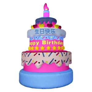 Giant Inflatable Cake Model Inflatable Birthday Cake Inflatable Cake for Decoration