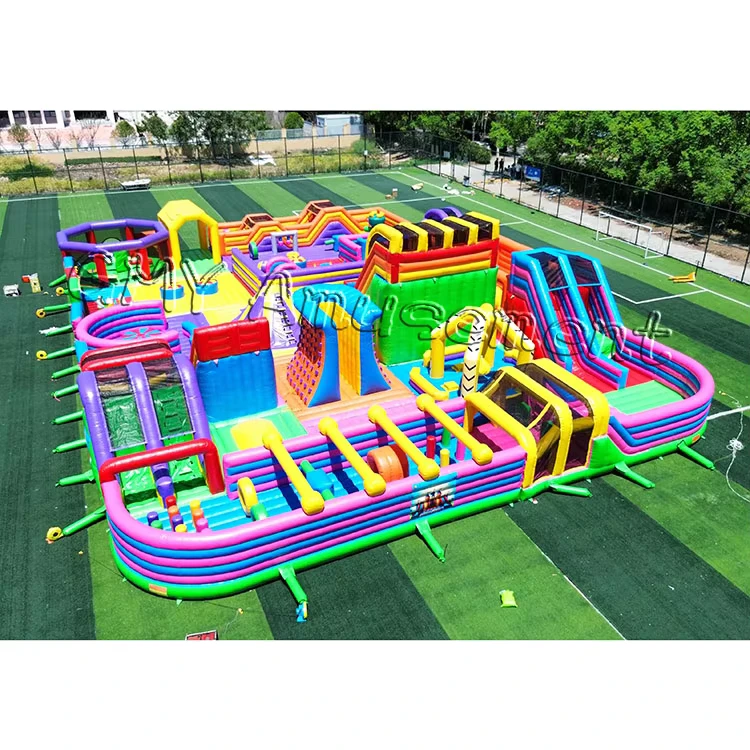 Giant Inflatable Castle Park Outdoor Inflatable Amusement Park Fun City Outdoor Trampoline Theme Park for Kids