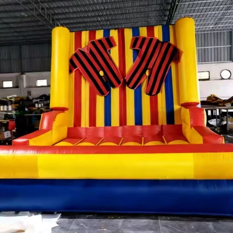 Pared de Escalada Inflable Gigante, Pared de Velcro Inflable, Alquiler para Fiestas de Carnaval en Interior, Diversión para Niños