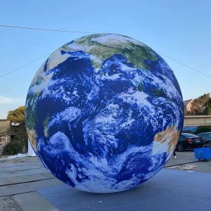 Globo Terráqueo Inflable Gigante Globo Inflable de la Tierra para Decoración