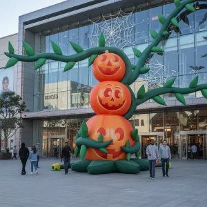 Trang trí nhện Halloween bơm hơi khổng lồ cho sự kiện ngoài trời