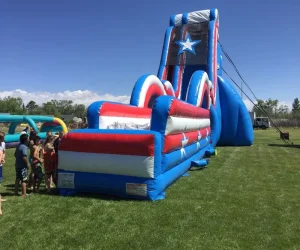 Cầu Trượt Nước Inflatable Cao Khổng Lồ Dành Cho Trẻ Em và Người Lớn