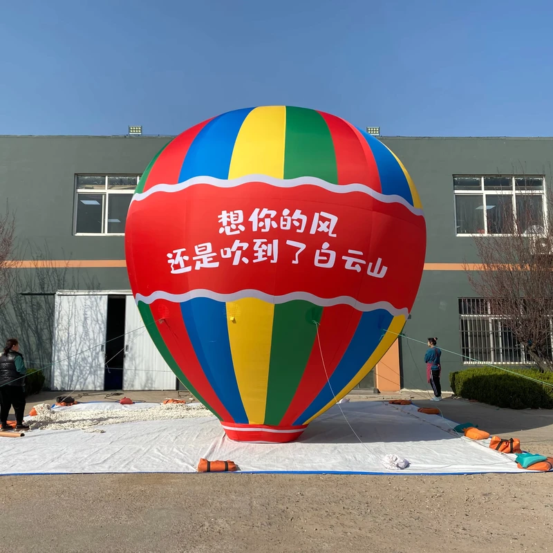 Modelo de Balão de Ar Quente Inflável Gigante - Balão Inflável Personalizado para Eventos e Publicidade