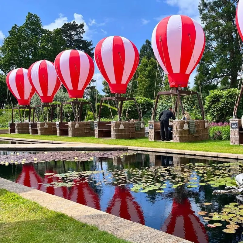 Giant Inflatable Hot Air Balloons per Promozioni all'Aperto, Pallone da Terra per Grande Apertura