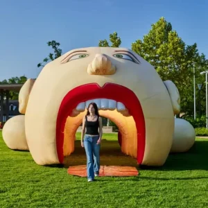 Giant Inflatable Human Body Medical Exhibition Walk Through Model with Waterproof Durable PVC Material and Customizable Size