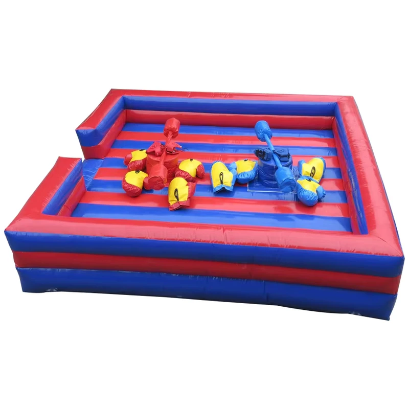 Giant Inflatable Jousting Bounce Pit Durable PVC Blow up Gladiator Duel Arena for Outdoor Events Camps and School Activities