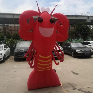 Giant Inflatable Lobster Shrimp Animal Model Balloon for Restaurant Decorations