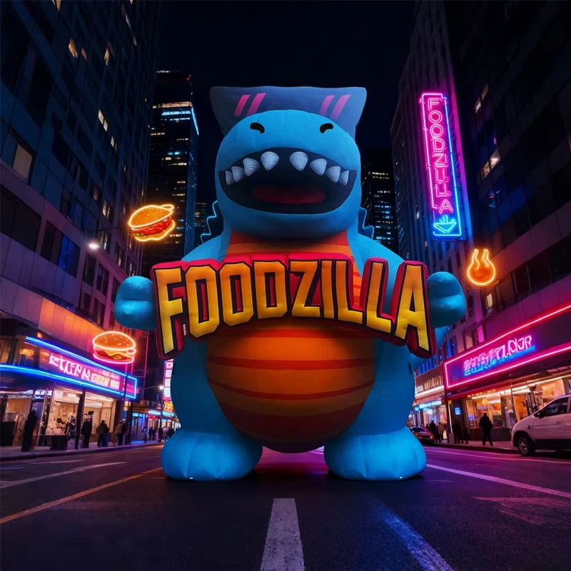 Monster Inflatable Raksasa Iklan Inflatable dengan Blower Model Inflatable untuk Display Dekorasi Inflatable